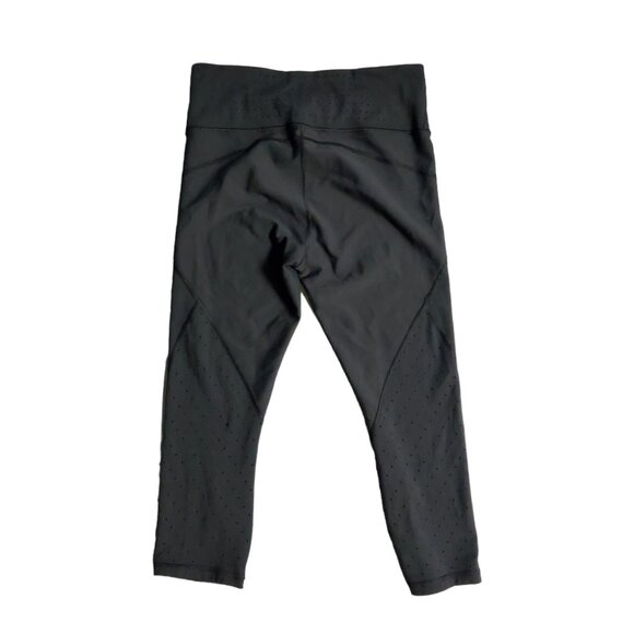 Athleta Capri Leggings Women's Size Medium Black Yoga Athletic Drawstring Waist - Picture 2 of 10